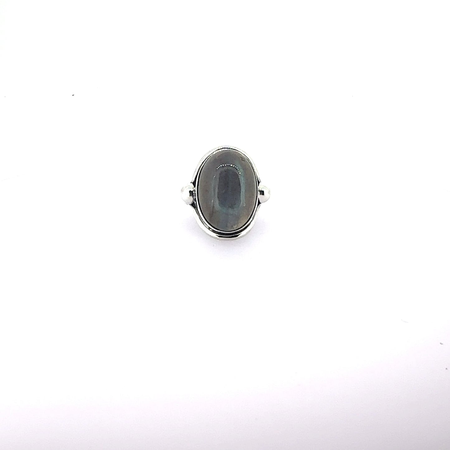 Silver Labradorite Ring