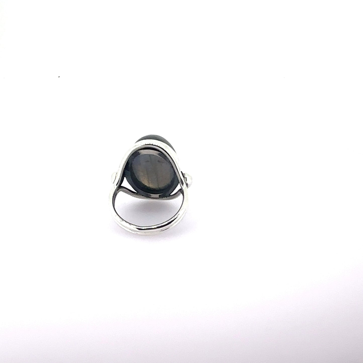 Silver Labradorite Ring