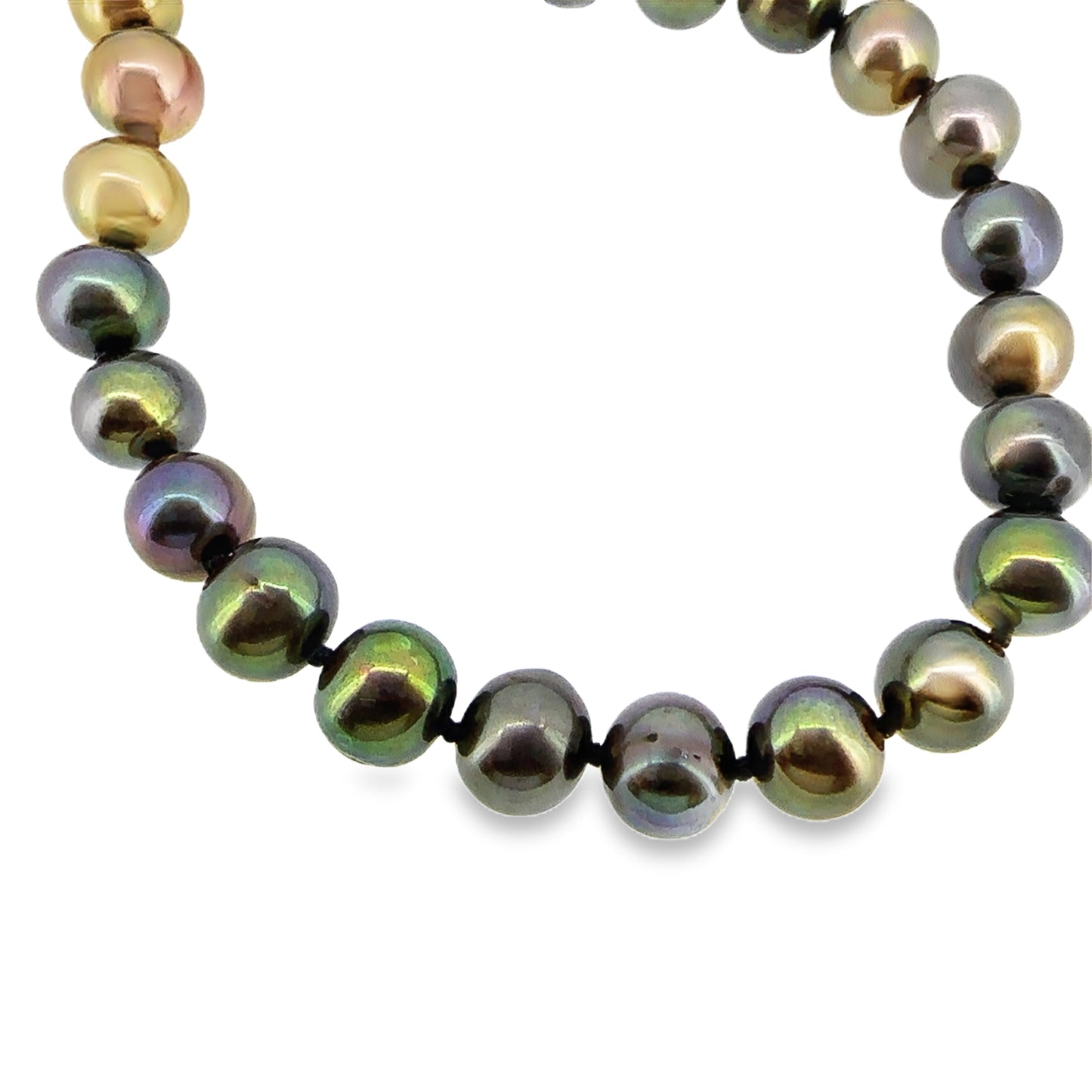 Luminous Black Freshwater Pearl Necklace