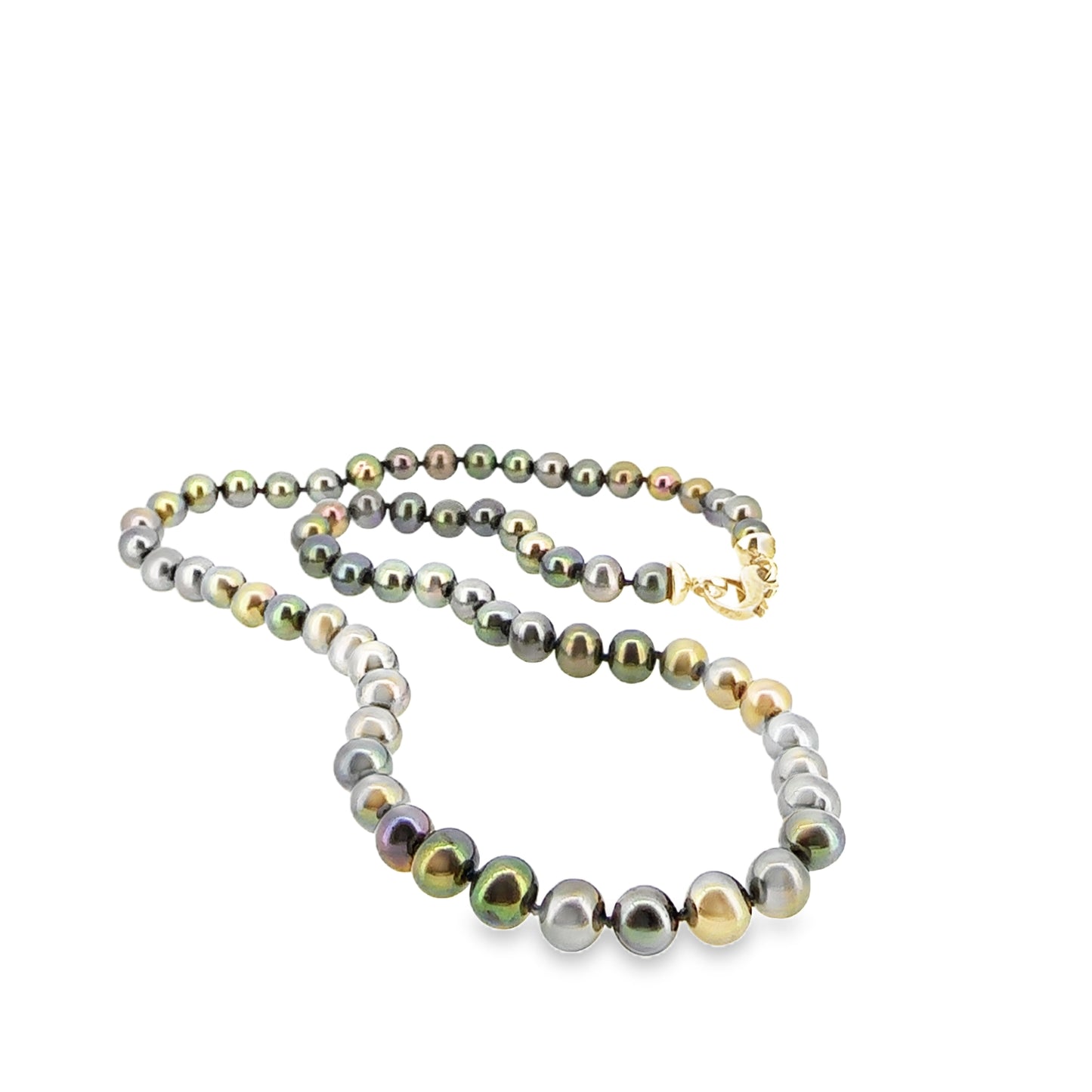 Luminous Black Freshwater Pearl Necklace