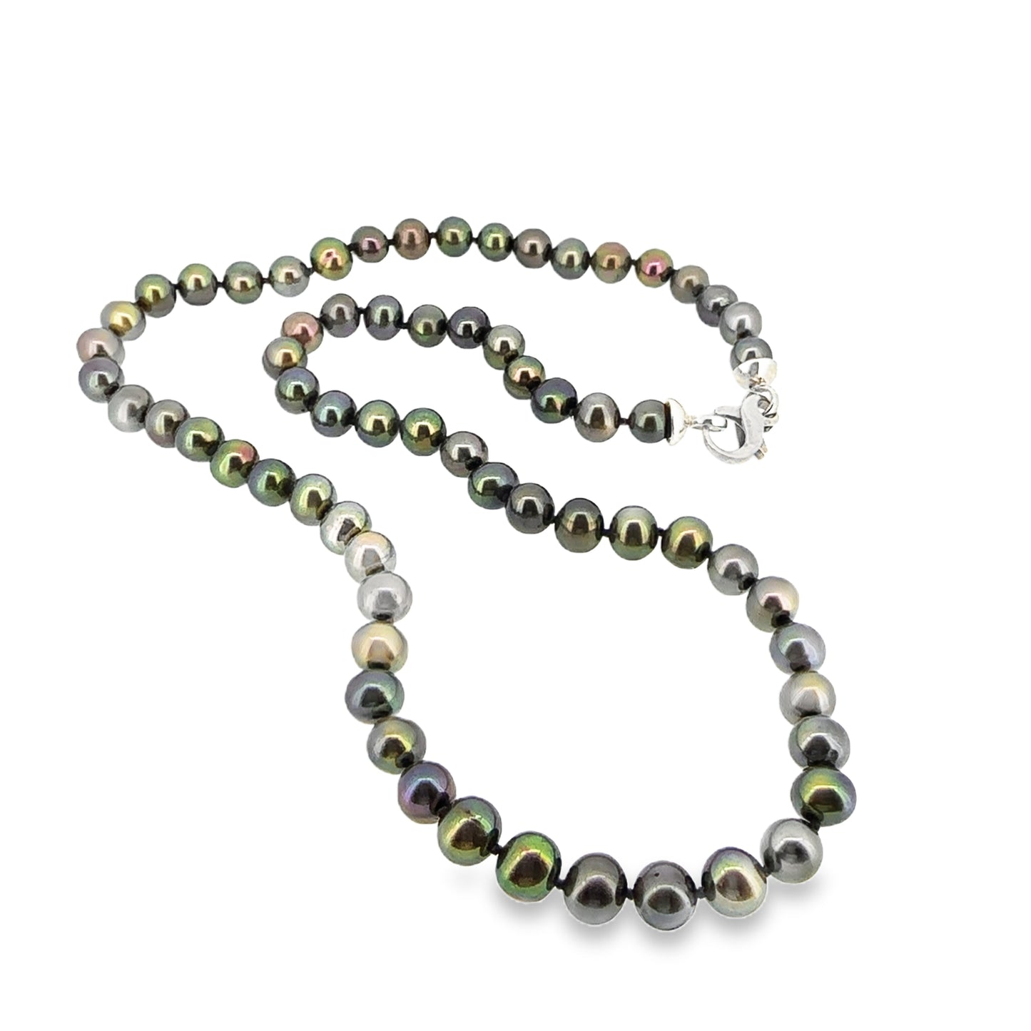 Luminous Black Freshwater Pearl Necklace