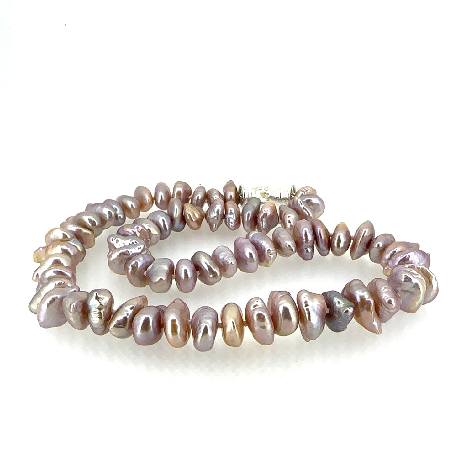 Chunky Pink Keishi Pearl Necklace