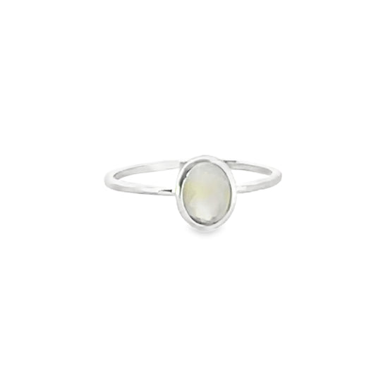 Ethiopian Welo Opal Silver Ring