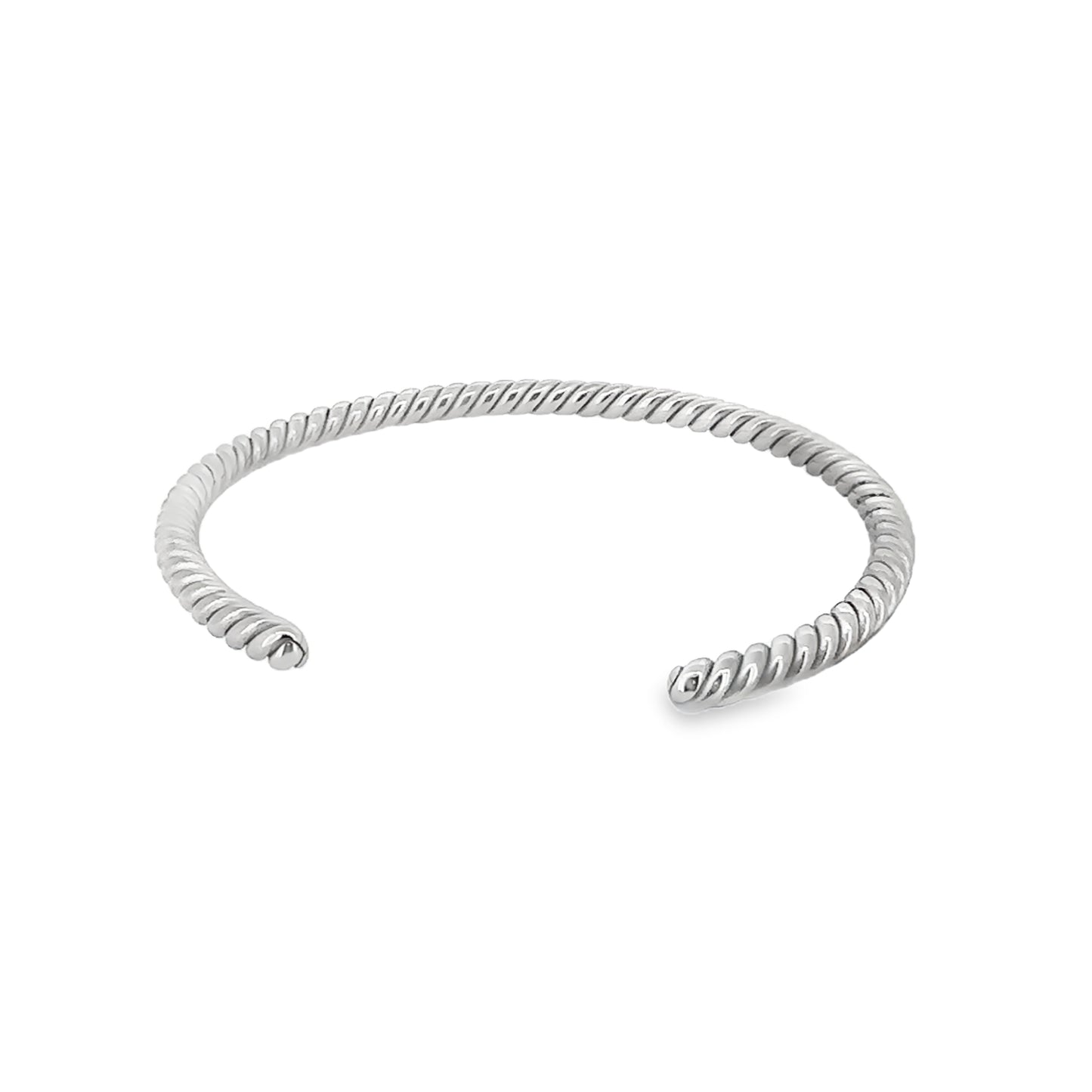 Natural Titanium Twisted Bracelet