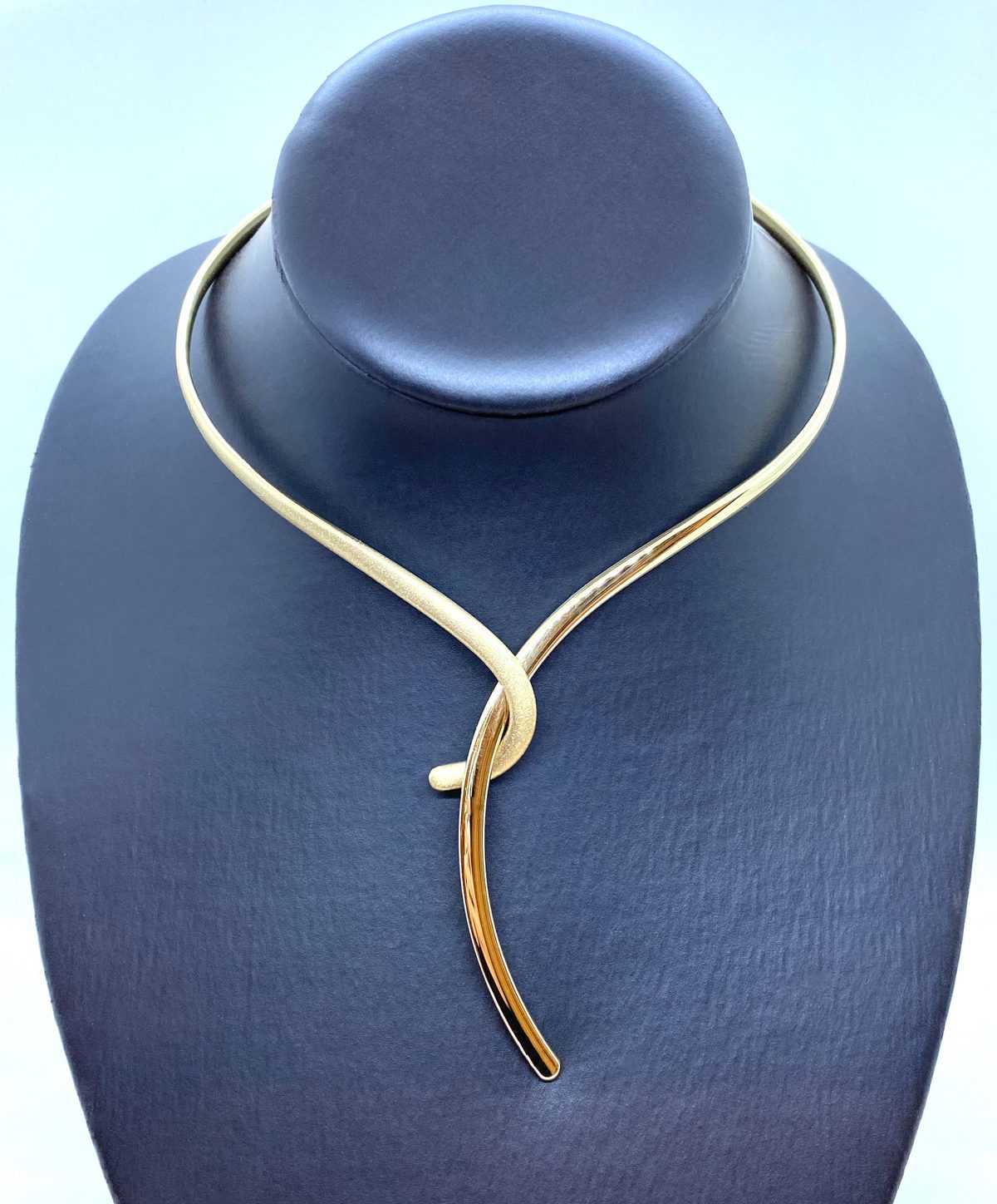 Gold Torc Necklet on bust